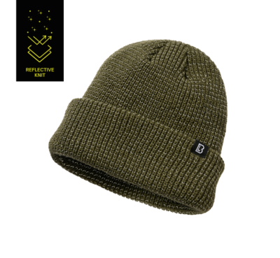 Brandit Reflexná téli sapka, olívzöld
