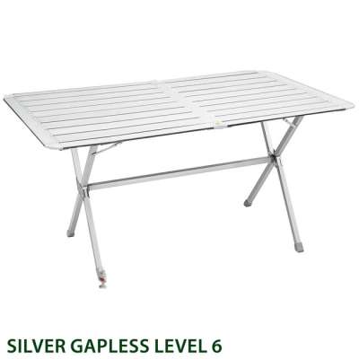 Brunner kempingasztal Silver Gapless 6. szint