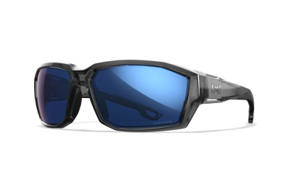 Wiley X Alpine napsőveg, Gloss Crystal Grey / CAPTIVATE Polarized Blue Mirror