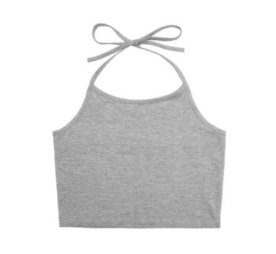 Brandit Neckholder trikó, grey melange