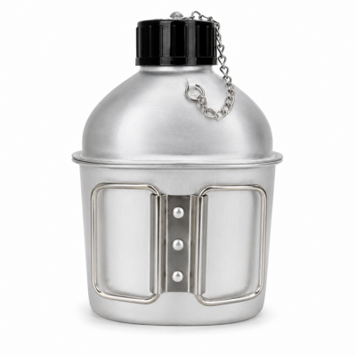Dragowa Tactical alumínium terepi kulacs csajkával 940ml