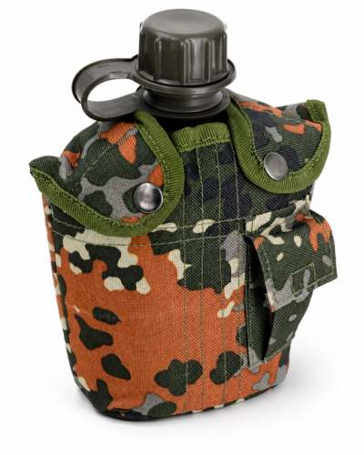 Dragowa Tactical tábori kulacs ALU csajkával 1L, zöld