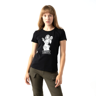 Helikon-Tex ABC Girl női póló, fekete