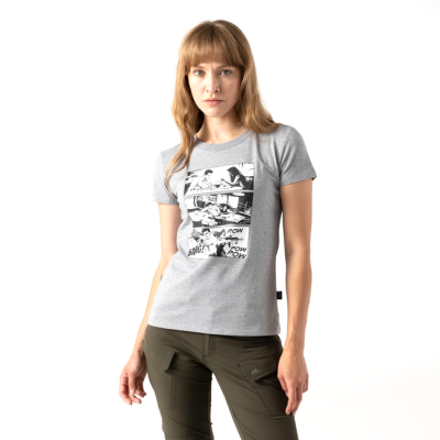 Helikon-Tex Combat Date női póló, mid grey melange