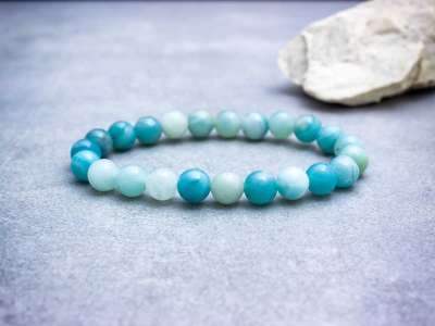 Teljes nyugalom amazonit ásvány karkötő