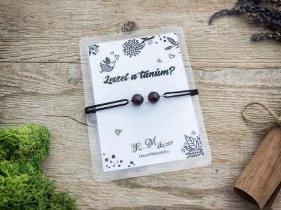 Leszel a tanúm gránát angyal karkötő