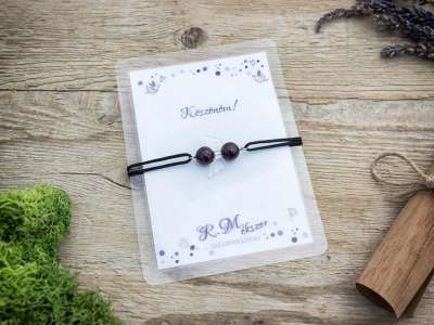 Köszönöm gránát angyal karkötő