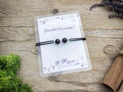 Szeretlek Keresztapa gránát angyal karkötő