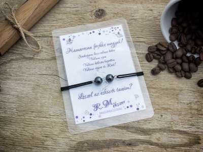 Hamarosan férjhez megyek hematit angyal karkötő