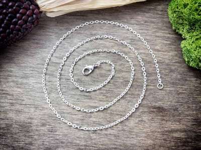 Ezüst színű nyaklánc 40 cm