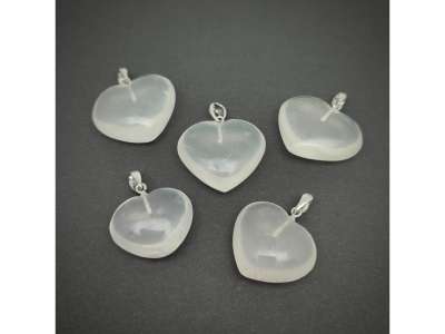 Szív medál girasol 2,5-3,5cm (MDG)