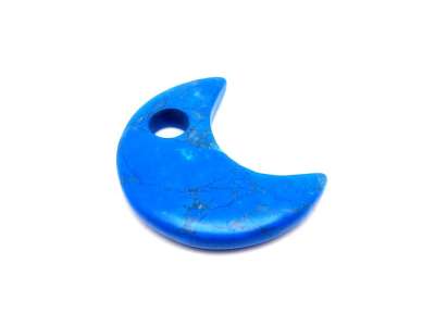 Türkenit medál átfúrt félhold 30mm