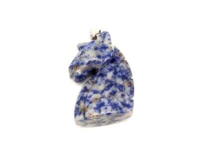 Ló medál szodalit spot 2x4cm