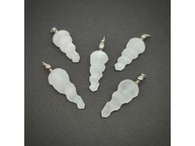 Szelenit spirál medál 10x35mm