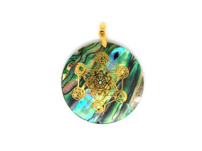 Kör medál metatron pávakagyló 40mm