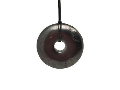 Shungit medál fánk 50mm