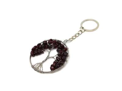 Életfa drótos gránát kulcstartó 5cm