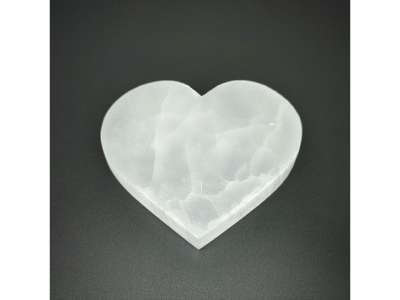 Szelenit szív lapos 10cm