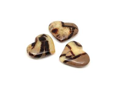 Szeptária sárga szív 3cm
