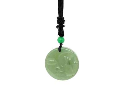 Kör hold csillag aventurin medál zsinóron 3,5cm