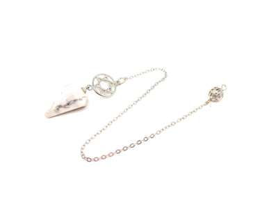 Inga hatlap csillag howlit 1,5x2,5cm