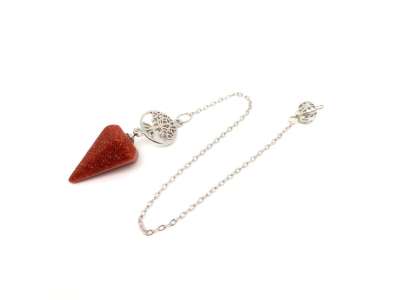 Inga hatlap életfa goldstone vörös 1,5x2,5cm