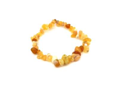 Splitter karkötő opál sárga A