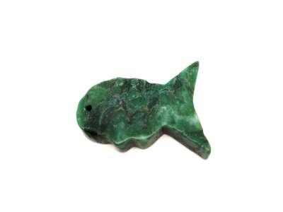 Jáde afrikai átfúrt hal 40-50mm