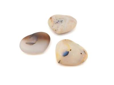 Szív matt Achát dendrites 22g< /DB (MDG)