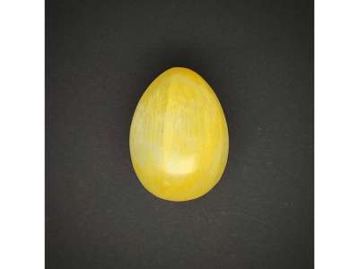Szelenit tojás sárga szinezett 4x7cm