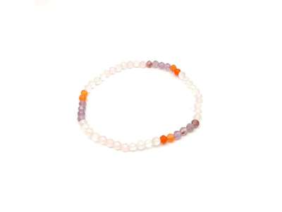 Amet hegyi karneol faz golyó kari 4-5mm