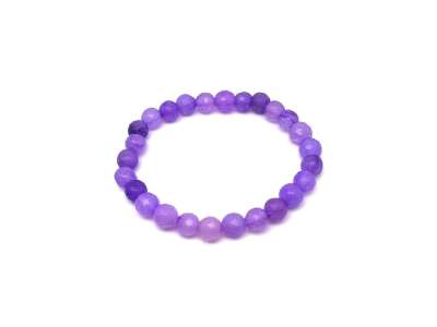 Jáde faz szin levendula gyerek golyó karkötő 6mm