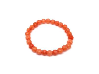 Jáde faz szin vil narancs gyerek golyó karkötő 6mm