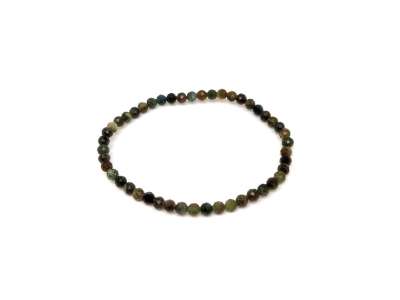 Verdelit fazettált golyó karkötő 4-5mm