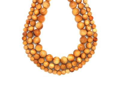 Szantál fa füzér (8mm )– ékszerkészítő alapanyag (füzér)