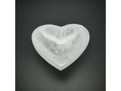 Szelenit tál szív 10cm