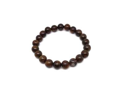 Bronzit golyó karkötő 8-9mm