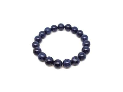 Zafír golyó karkötő 10-11mm