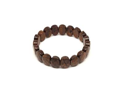 Bronzit faz ovális téglalap karkötő 14,5x10,5mm