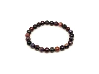 Szugilit golyó karkötő 8-9mm