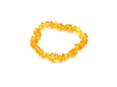 Borostyán splitter gyerek karkötő