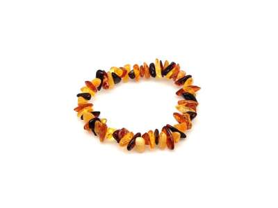 Borostyán vegyes splitter gyerek karkötő