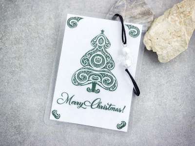 Merry Christmas howlit angyal karkötő