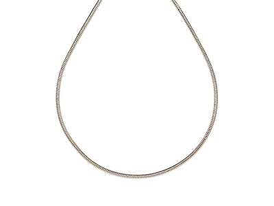 Orvosi acél vékony kígyólánc nyaklánc 45cm