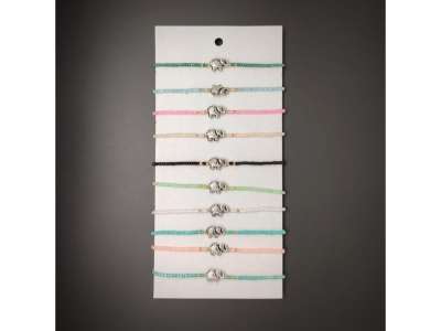 Állítható szines elefánt karkötő csomag 10db