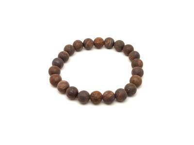 Bronzit matt ásvány karkötő golyós 8mm