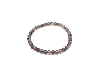 Iolit világos ásvány karkötő golyós 5mm