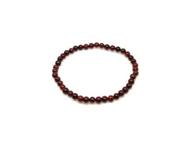 Jáspis breccsa ásvány karkötő golyós 4mm