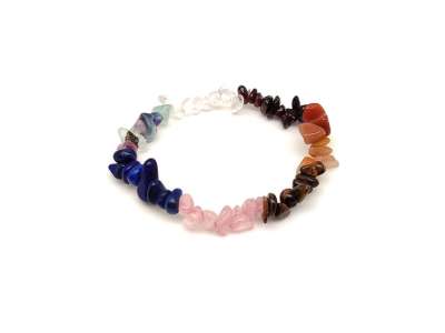 Splitter ásvány karkötő vegyes