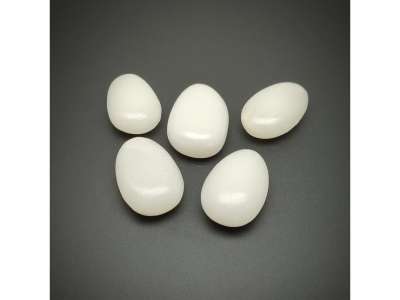 25/30mm Jáde fehér csepp